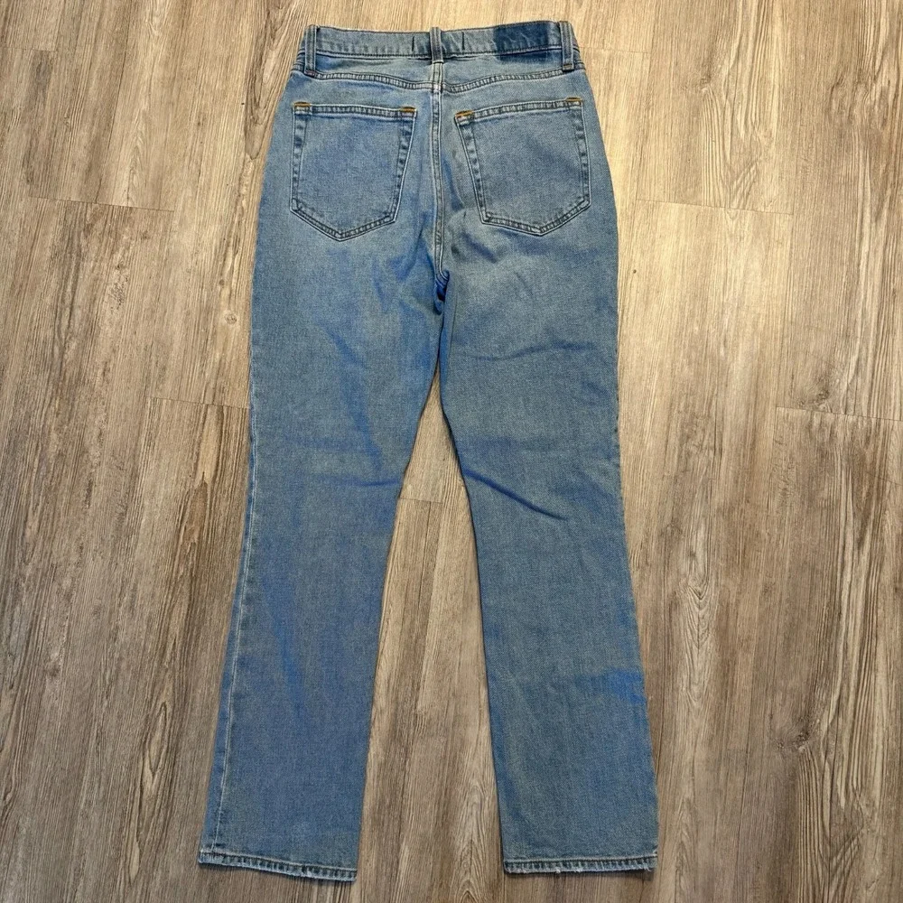 Abercrombie & Fitch Womens 26/2XS 90s Slim Straight Ultra High Criss Cross Jeans